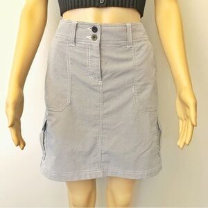Prtex Y2K Gingham Medium Rise Casual Black & White Mini Cargo Skirt. US 04.